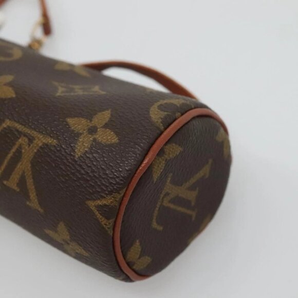 LOUIS VUITTON Monogram Papillon Pouch LV Auth - Picture 7 of 15